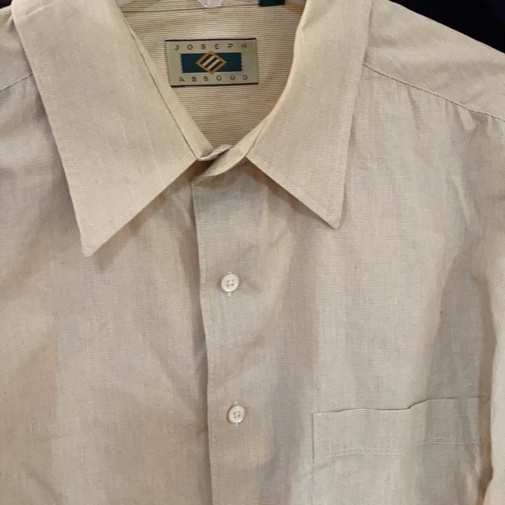 Joseph Abboud 100% Egyptian Combed Cotton shirt 18
